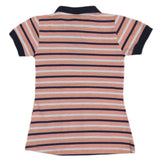 Girls Yarn Dyed Collar Top - Peach, Kids, Tops, Chase Value, Chase Value