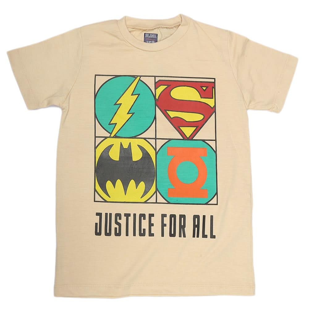 Boys Print T-Shirt - Skin, Kids, Boys T-Shirts, Chase Value, Chase Value