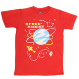 Boys Print T-Shirt - Red, Kids, Boys T-Shirts, Chase Value, Chase Value