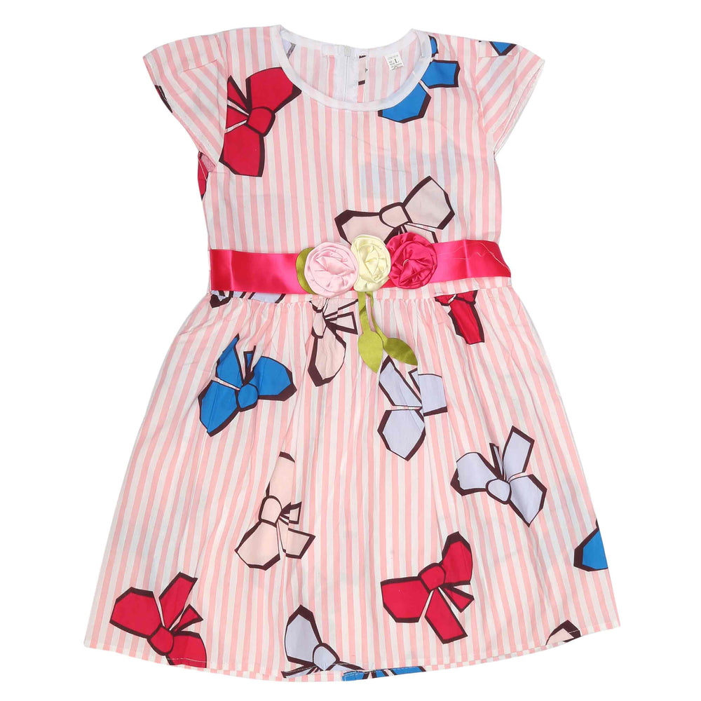 Girls Embroided Frock - Pink, Kids, Girls Frocks, Chase Value, Chase Value