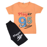 Boys Short Suit - Peach, Kids, Boys Sets And Suits, Chase Value, Chase Value