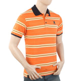 Men's Half Sleeves Polo T-Shirt - Orange, Men, T-Shirts And Polos, Chase Value, Chase Value