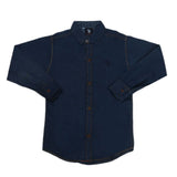 Boys Full Sleeves Casual Shirt - Denim Blue, Kids, Boys Shirts, Chase Value, Chase Value