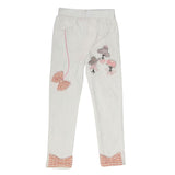 Girls Cotton Pant - White, Kids, Girls Pants And Capri, Chase Value, Chase Value