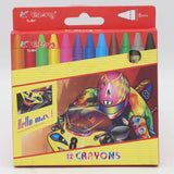 Crayons-Red 12 Pcs, Kids, Pencil Boxes And Stationery Sets, Chase Value, Chase Value