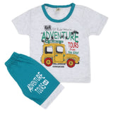 Boys Short Suit - White, Kids, Boys Sets And Suits, Chase Value, Chase Value