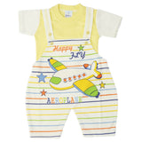 Newborn Boys Half Sleeves Romper - Yellow, Kids, Newborn Boys Rompers, Chase Value, Chase Value