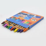 Crayons-Blue 12 Pcs, Kids, Pencil Boxes And Stationery Sets, Chase Value, Chase Value