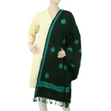 Women's Jacquard Velvet Shawl - Olive Green, Women, Shawls And Scarves, Chase Value, Chase Value