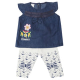Newborn Girls Half Sleeves Suit - Dark Blue, Kids, Newborn Girls Sets And Suits, Chase Value, Chase Value