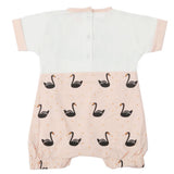Newborn Girls Half Sleeves Romper - Peach, Kids, Newborn Girls Rompers, Chase Value, Chase Value