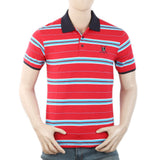 Men's Half Sleeves Polo T-Shirt - Red, Men, T-Shirts And Polos, Chase Value, Chase Value