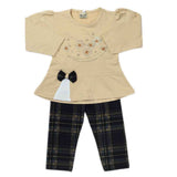 Girls Full Sleeves Suit - Light Brown, Girls Suits, Chase Value, Chase Value