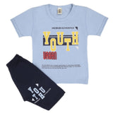 Boys Short Suit - Blue, Kids, Boys Sets And Suits, Chase Value, Chase Value