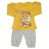 Girls Full Sleeves Suit - Mustard, Girls Suits, Chase Value, Chase Value