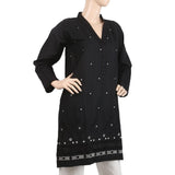 Women's Embroidered Kurti - Black, Women, Ready Kurtis, Chase Value, Chase Value