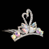 Metal Comb Crown For Women - White, Women, Hair And Head Jewellery, Chase Value, Chase Value