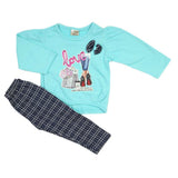 Girls Full Sleeves Suit - Blue, Girls Suits, Chase Value, Chase Value