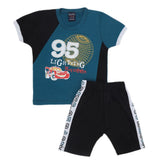 Boys Short Suit - Steel Green, Kids, Boys Sets And Suits, Chase Value, Chase Value