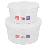 Storage Box 2 Piece Set - White, Home & Lifestyle, Storage Boxes, Chase Value, Chase Value