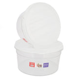 Storage Box 2 Piece Set - White, Home & Lifestyle, Storage Boxes, Chase Value, Chase Value