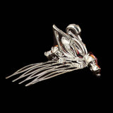 Metal Comb Crown For Women - Pink, Women, Hair And Head Jewellery, Chase Value, Chase Value