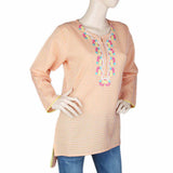 Women's Embroidered Western Top - Orange, Women, T-Shirts And Tops, Chase Value, Chase Value