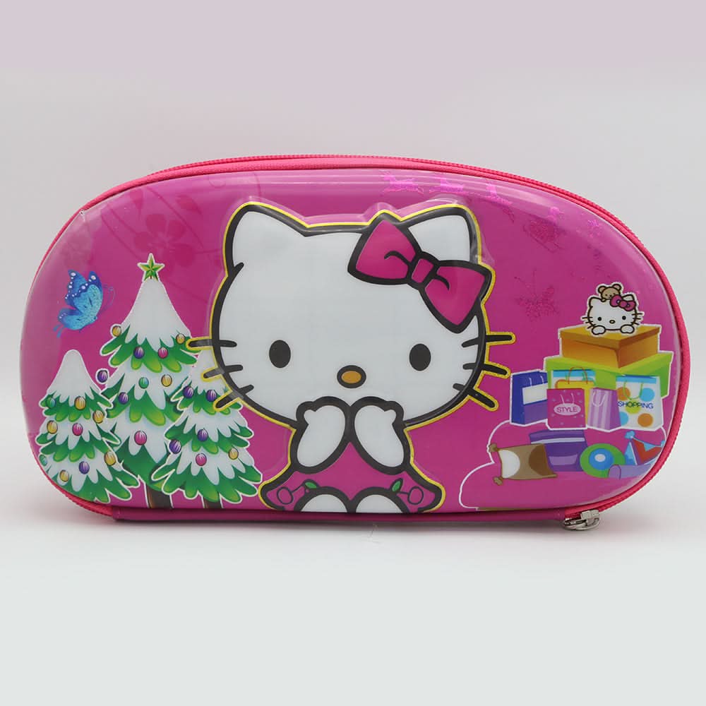 Hello Kitty Pencil Pouch-Pink-A, Kids, Pencil Boxes And Stationery Sets, Chase Value, Chase Value