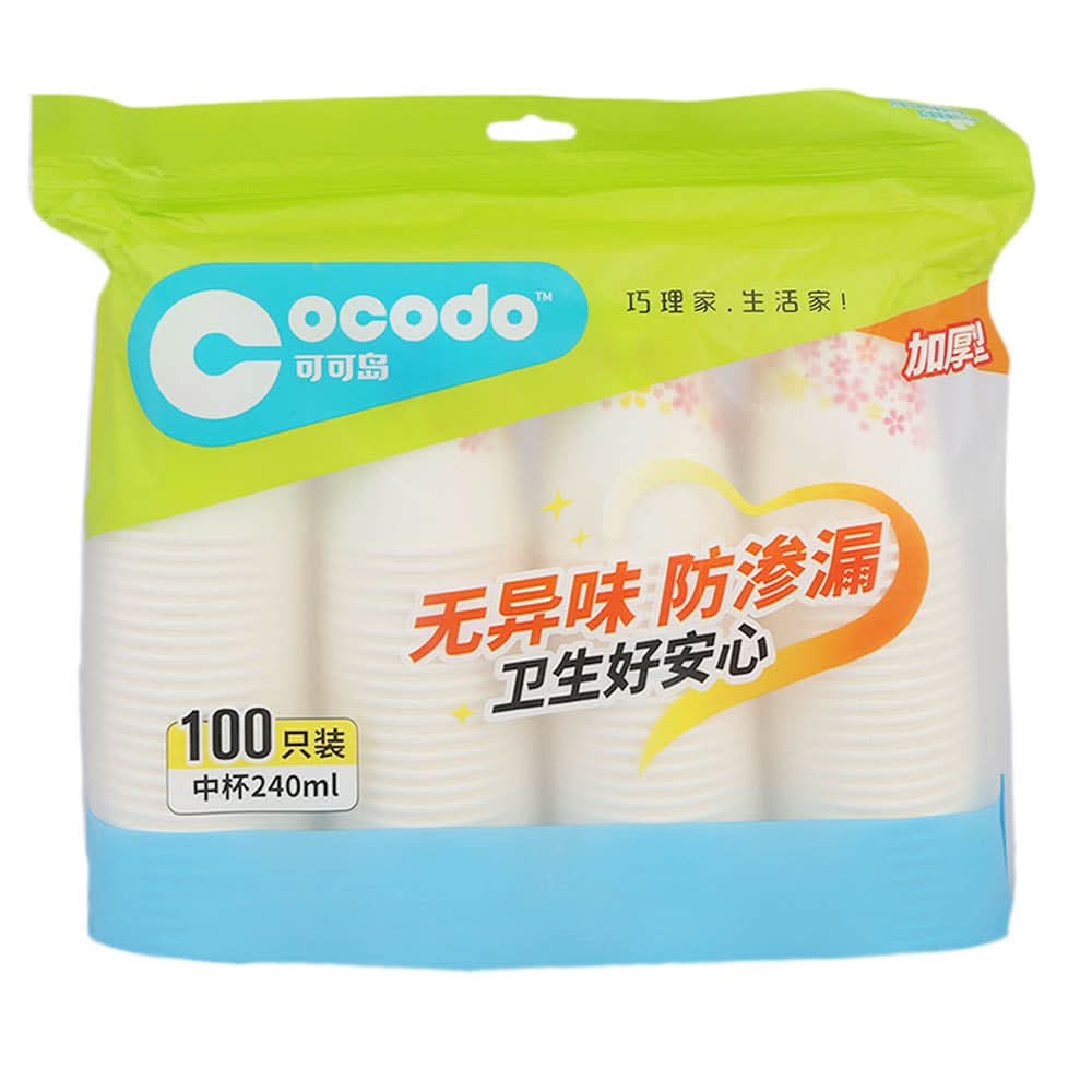 Disposable Plastic Glass 100 pcs (776-778) CCD-1124 240ml, Home & Lifestyle, Glassware & Drinkware, Chase Value, Chase Value
