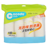 Disposable Plastic Glass 100 pcs (776-778) CCD-1124 240ml, Home & Lifestyle, Glassware & Drinkware, Chase Value, Chase Value