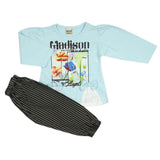 Girls Full Sleeves Suit - Light Blue, Girls Suits, Chase Value, Chase Value