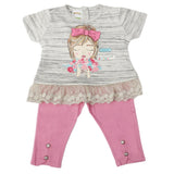 Newborn Girls Half Sleeves Suit - Pink, Kids, Newborn Girls Sets And Suits, Chase Value, Chase Value