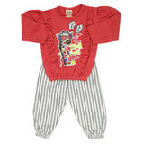 Girls Full Sleeves Suit - Dark Pink, Girls Suits, Chase Value, Chase Value