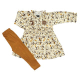 Girls Full Sleeves Suit - Fawn, Girls Suits, Chase Value, Chase Value