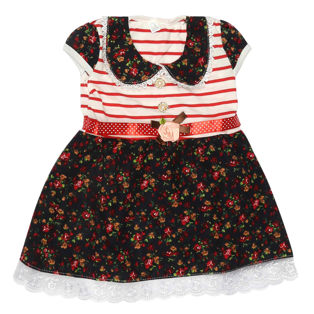 Girls Frock - Red, Kids, Girls Frocks, Chase Value, Chase Value