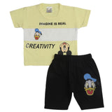 Newborn Boys Half Sleeves Suit - Yellow, Kids, Newborn Boys Sets And Suits, Chase Value, Chase Value