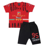 Boys Short Suit - Red, Kids, Boys Sets And Suits, Chase Value, Chase Value