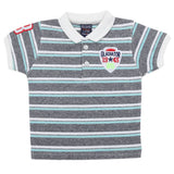 Boys Half Sleeves Polo T-Shirt - Grey, Kids, Boys T-Shirts, Chase Value, Chase Value