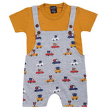 Boys Half Sleeves Romper - Mustard, Kids, Boys Sets And Suits, Chase Value, Chase Value