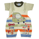 Newborn Boys Half Sleeves Romper - Light Green, Kids, Newborn Boys Rompers, Chase Value, Chase Value