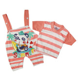 Newborn Boys Half Sleeves Romper - Peach, Kids, Newborn Boys Rompers, Chase Value, Chase Value