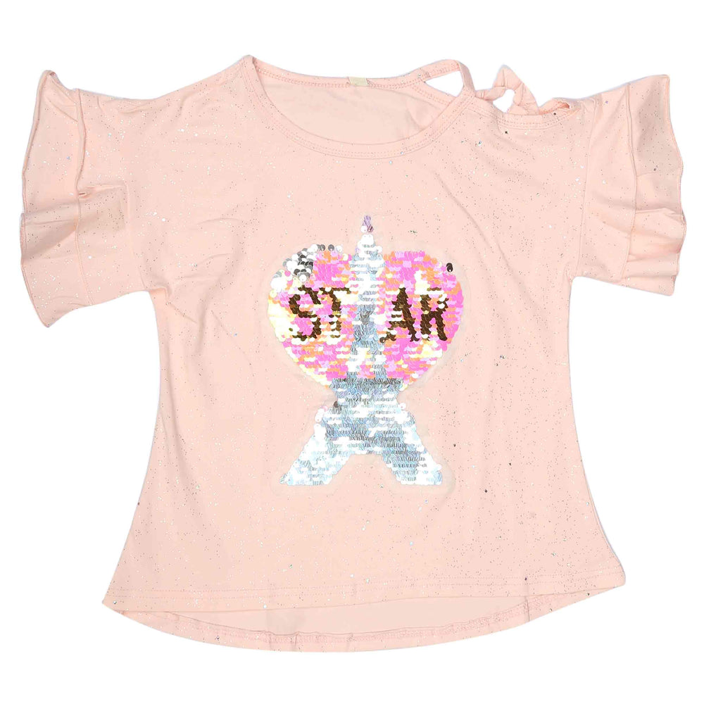 Girls Fancy T-Shirt - Pink, Kids, Girls T-Shirts, Chase Value, Chase Value