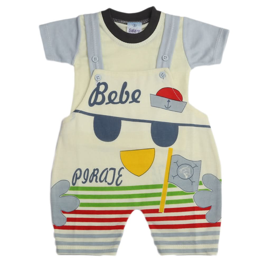Newborn Boys Half Sleeves Romper - Dark Blue, Kids, Newborn Boys Rompers, Chase Value, Chase Value