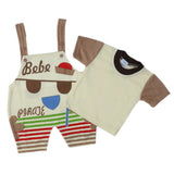 Newborn Boys Half Sleeves Romper - Coffee, Kids, Newborn Boys Rompers, Chase Value, Chase Value