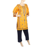 Women's Embroidered 2Pcs Shalwar Suit- 09 - Mustard, Women, Shalwar Suits, Chase Value, Chase Value