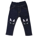 Girls Denim Pant - Dark Blue, Kids, Pants And Capri, Chase Value, Chase Value