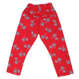 Girls Printed Pant - Red, Kids, Girls Sets And Suits, Chase Value, Chase Value