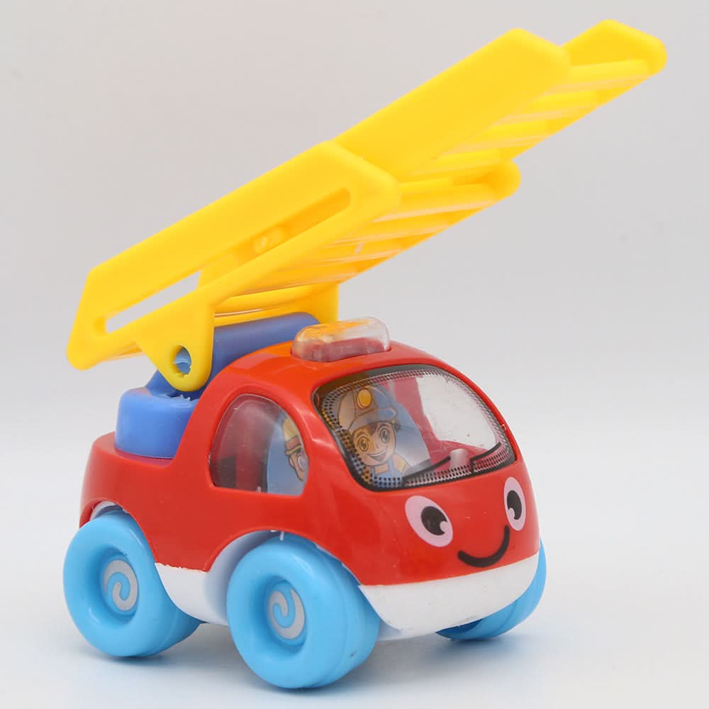 Kids Cartoon Car - Red, Kids, Non-Remote Control, Chase Value, Chase Value