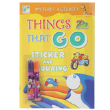 Stickers And Coloring Book - Multi, Kids, Kids Colouring Books, Chase Value, Chase Value