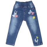Girls Denim Pant - Blue, Kids, Pants And Capri, Chase Value, Chase Value